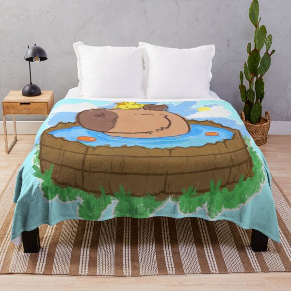 Item preview, Capybara taking a bath designed and sold by Vampirebunnystu.