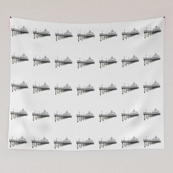 Item preview, Classic British Seaside Pier Coastal Architectural Art designed and sold by IRORA..