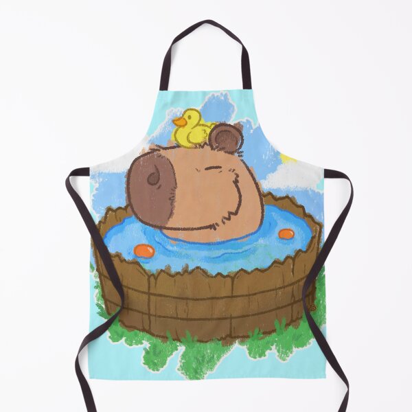 Item preview, Capybara taking a bath designed and sold by Vampirebunnystu.