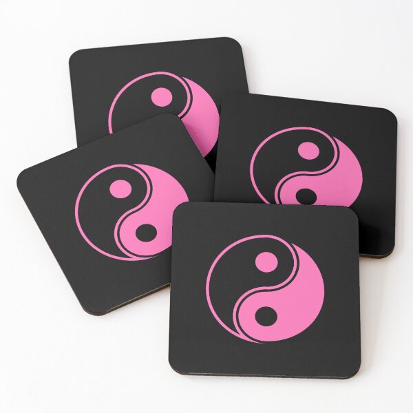 Item preview, Pink Yin Yang Taoism Balance Symbol designed and sold by pattern-archive.