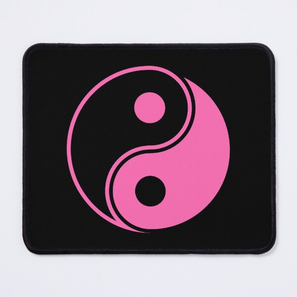Item preview, Pink Yin Yang Taoism Balance Symbol designed and sold by pattern-archive.