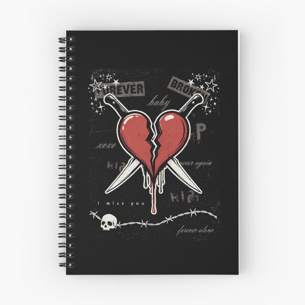 Item preview, Forever Broken Emo Gift for Heartbreak and Breakup Humor designed and sold by Say It With Ink.