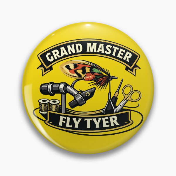 Item preview, Grand Master Fly Tyer fly tying logo. designed and sold by Art-Horizon.