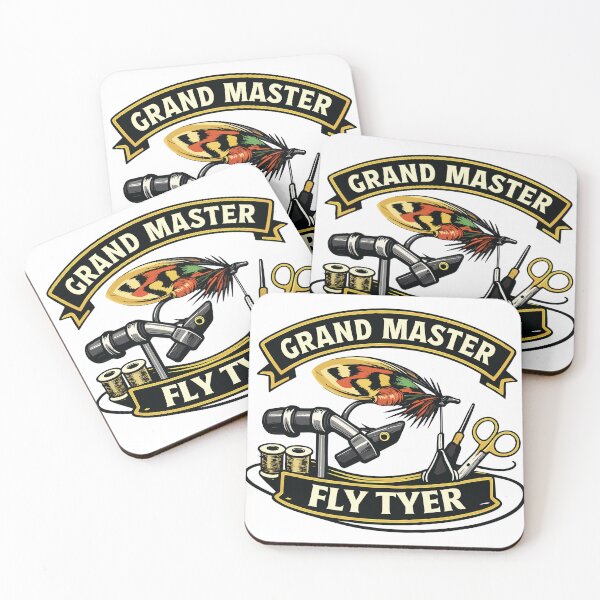 Item preview, Grand Master Fly Tyer fly tying logo. designed and sold by Art-Horizon.