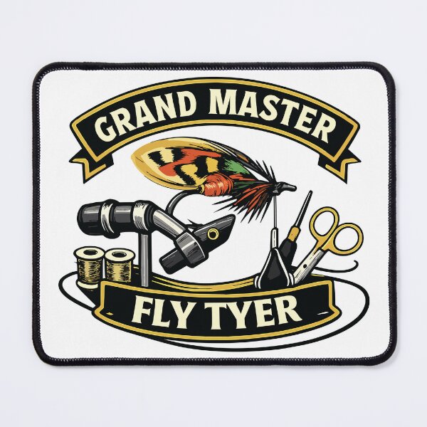 Item preview, Grand Master Fly Tyer fly tying logo. designed and sold by Art-Horizon.