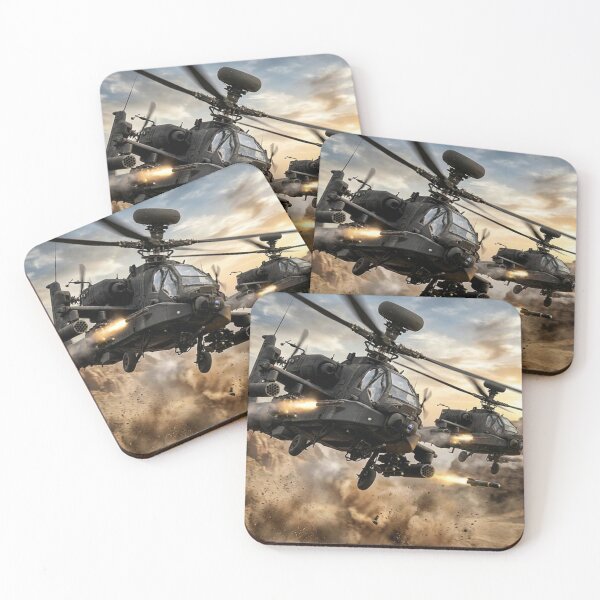 Item preview, AH-64 Apache Duo Over Ridgeline designed and sold by Airpower Art.