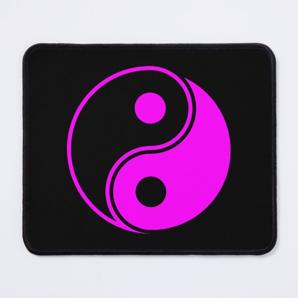 Item preview, Magenta Yin Yang Taoism Balance Symbol designed and sold by pattern-archive.