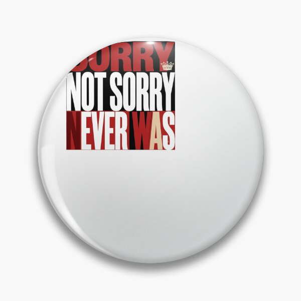 Item preview, Sorry Not Sorry Never Was - Villain Era designed and sold by BinAlgoPix.