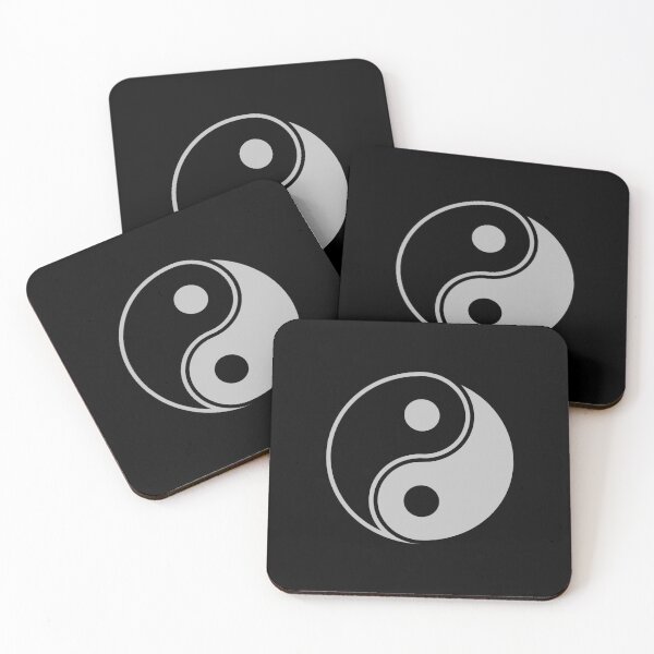 Item preview, Silver Yin Yang Taoism Balance Symbol designed and sold by pattern-archive.