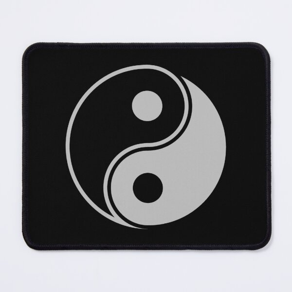 Item preview, Silver Yin Yang Taoism Balance Symbol designed and sold by pattern-archive.