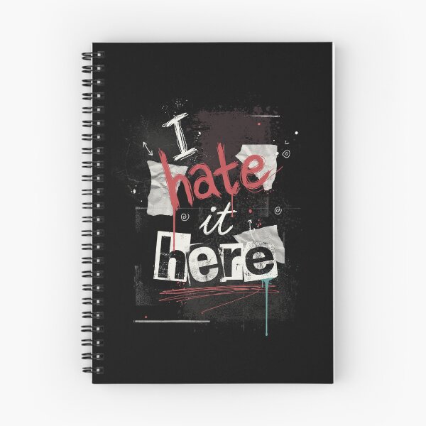 Item preview, I Hate It Here Emo Gift for Sarcastic Work Humor designed and sold by Say It With Ink.