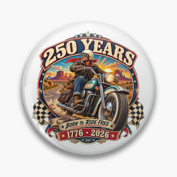 Item preview, 250 Years Route 66 Born To Ride Free designed and sold by Normandy Road Heritage™ - Vintage Garage Art.