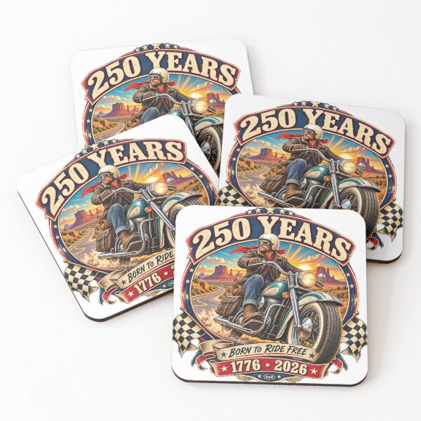 Item preview, 250 Years Route 66 Born To Ride Free designed and sold by Normandy Road Heritage™ - Vintage Garage Art.