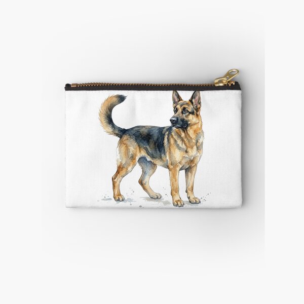 Item preview, water color German shepherd sticker designed and sold by Stickers void.
