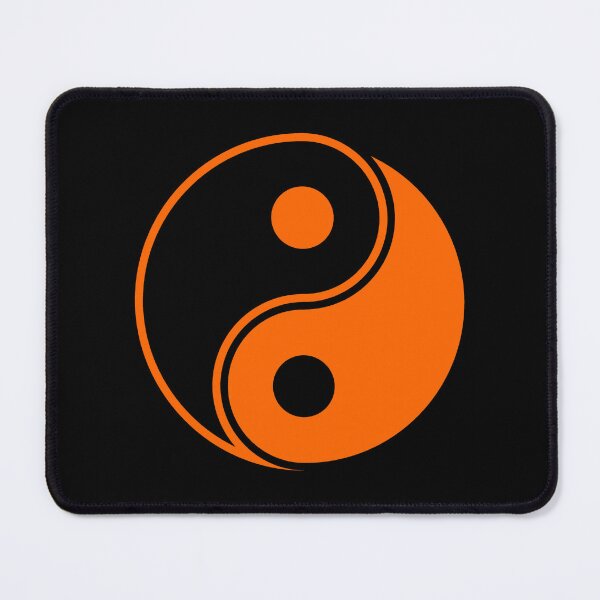 Item preview, Orange Yin Yang Taoism Balance Symbol designed and sold by pattern-archive.