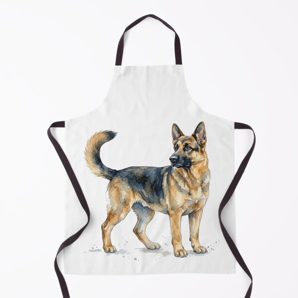 Item preview, water color German shepherd sticker designed and sold by Stickers void.