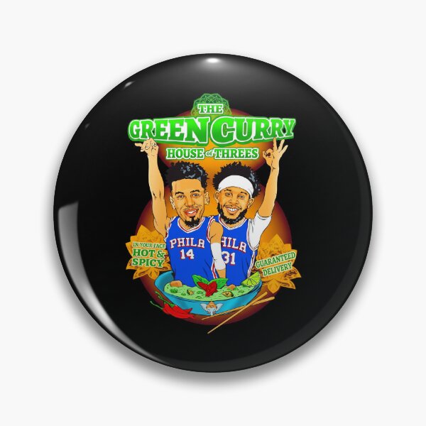 Item preview, Danny Green Seth Curry Philadelphia 76ers The Green Curry House Of Threes designed and sold by jonathsah.