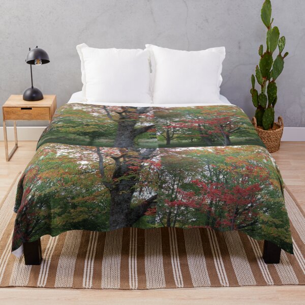 Item preview, Colorful maple trees in the fall, green, yellow, red leaves designed and sold by naturematters.