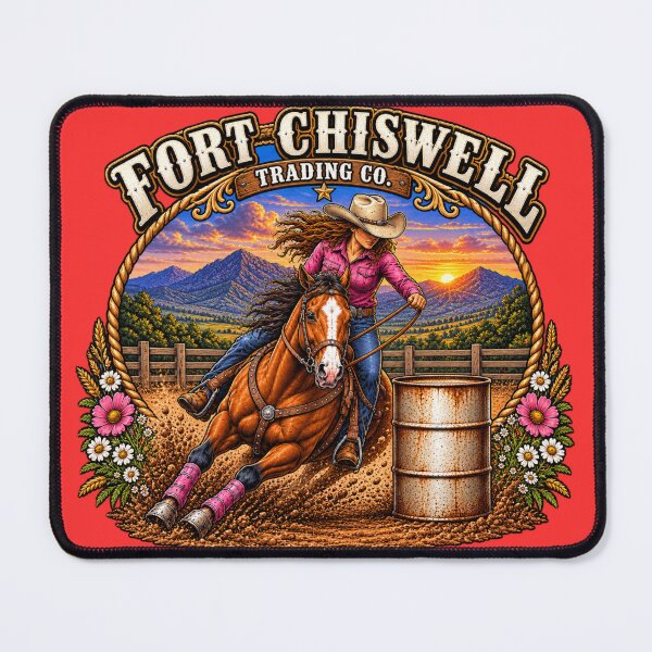 Item preview, Rodeo Barrel Racing designed and sold by Fort Chiswell Trading Company.