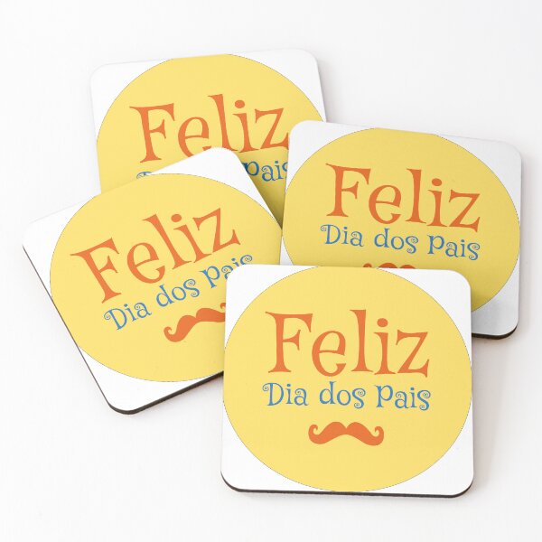 Aperçu de l'œuvre Feliz Dia dos Pais Mustache créée et vendue par Bloomelle Studio.