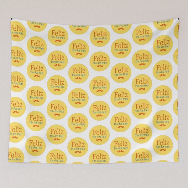 Item preview, Feliz Dia dos Pais Mustache designed and sold by Bloomelle Studio.