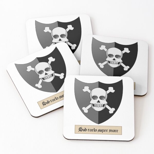 Item preview, Sub Caelo Super Mare - Pirate Crest designed and sold by RedDragonStudio.