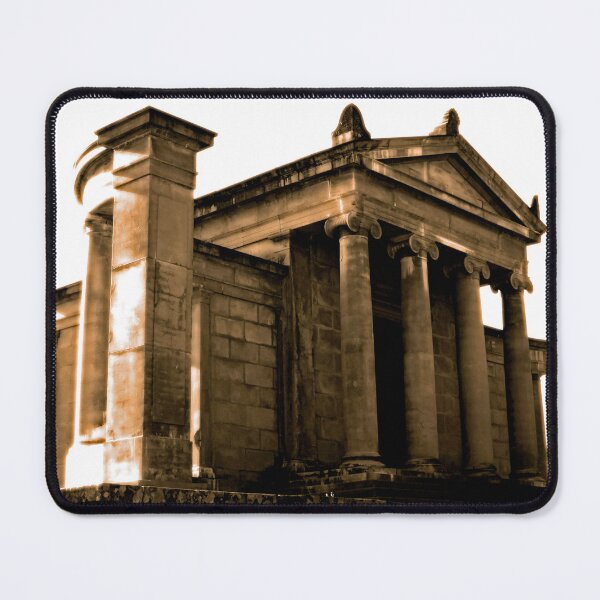 Item preview, Neoclassical Stone Mausoleum Ionic Columns San Mateo Cemetery designed and sold by SiliconValleyUS.