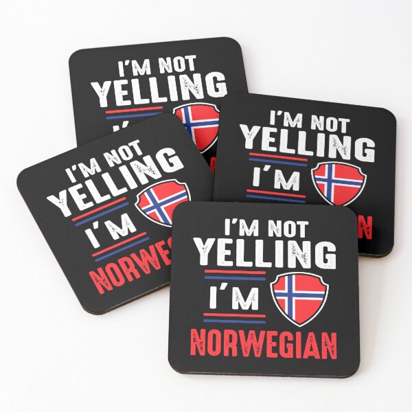Item preview, I'm Not Yelling I'm Norwegian designed and sold by jonathsah.