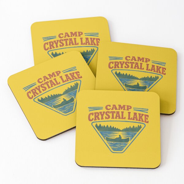 Item preview, Crystal Lake Retro Camping designed and sold by ChunkByChunk.