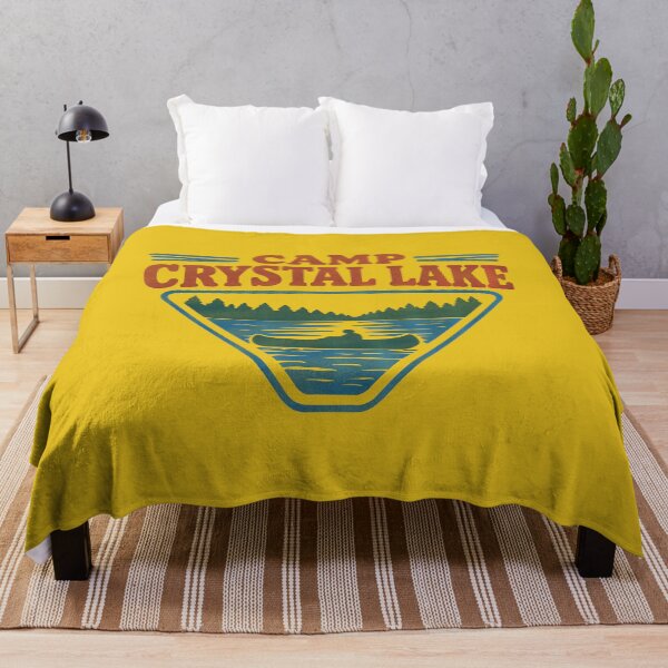 Item preview, Crystal Lake Retro Camping designed and sold by ChunkByChunk.