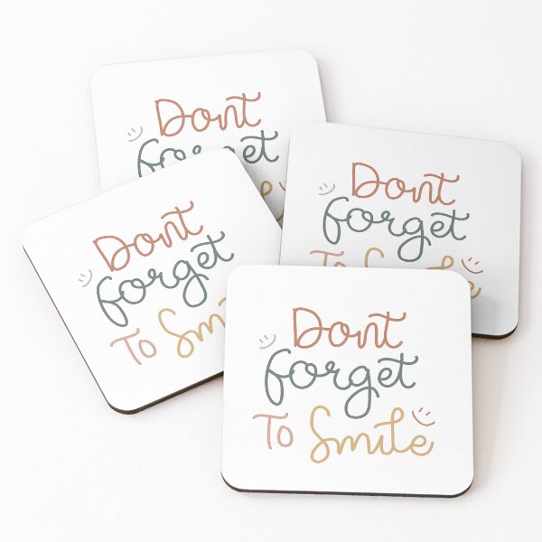 Item preview, Dont Forget To Smile Cute Typography Quote designed and sold by     Fatma Creates.