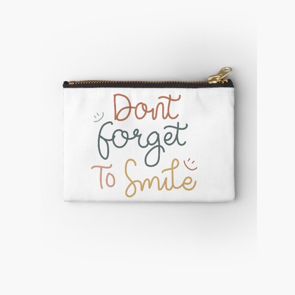 Item preview, Dont Forget To Smile Cute Typography Quote designed and sold by     Fatma Creates.