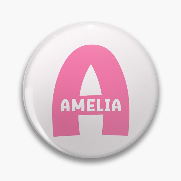 Item preview, Amelia Name Pink Alphabet Letter A designed and sold by Jeallan Designs.