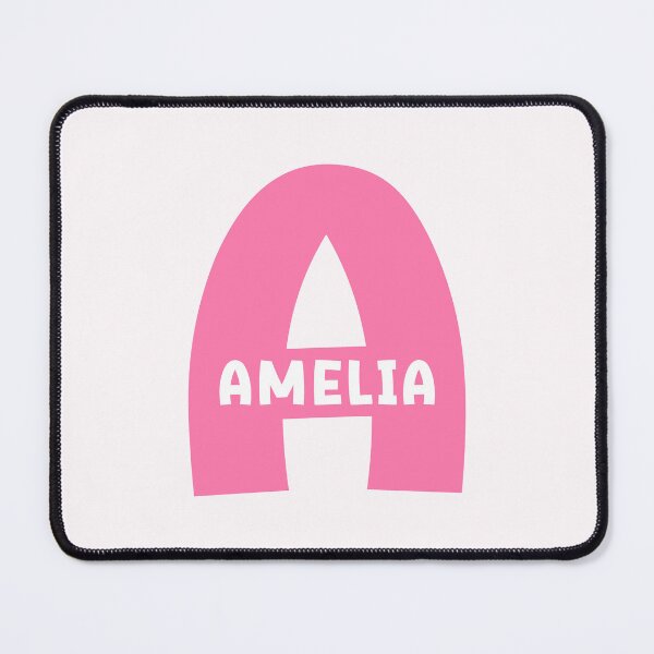 Item preview, Amelia Name Pink Alphabet Letter A designed and sold by Jeallan Designs.