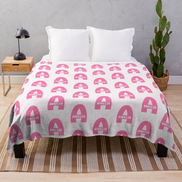 Item preview, Amelia Name Pink Alphabet Letter A designed and sold by Jeallan Designs.