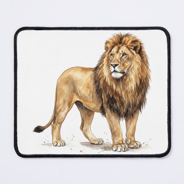 Item preview, water color lion sticker designed and sold by Stickers void.