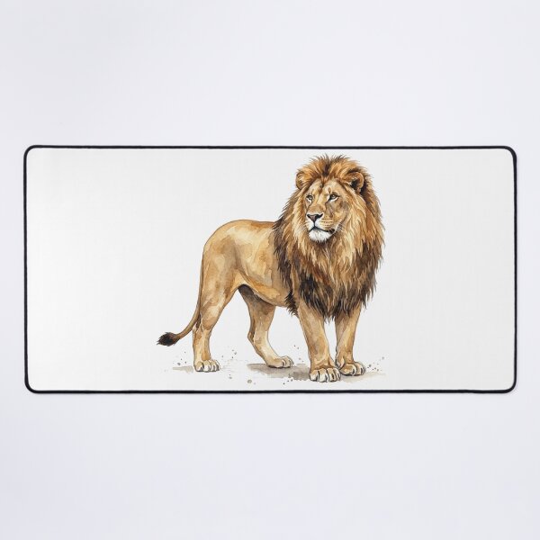 Item preview, water color lion sticker designed and sold by Stickers void.