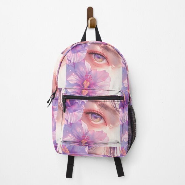 Item preview, Anime Floral Eye Art Print | Dreamy Pastel Flower Illustration | Aesthetic Manga Style Wall Art designed and sold by GarnerSupplyCo.