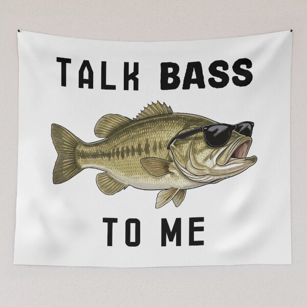 Item preview, Talk Bass To Me (with Black Lettering) designed and sold by VelvetRoom.
