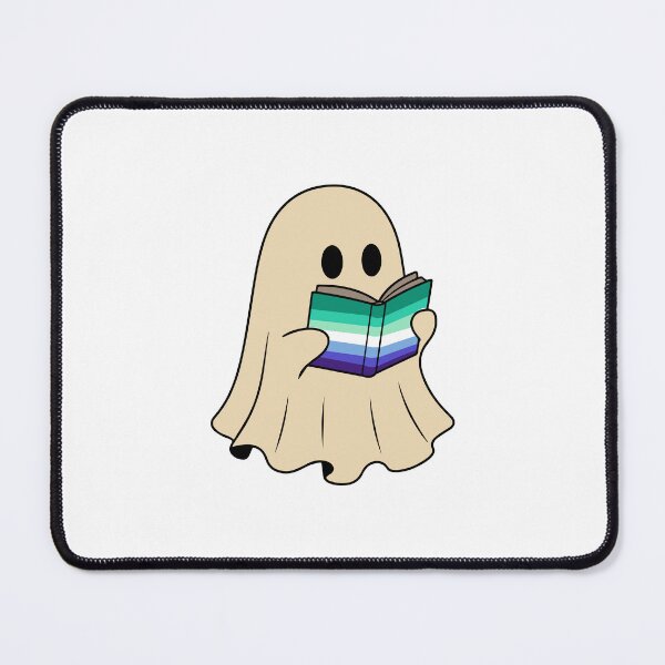 Item preview, Gay Man Halloween Ghost Reading Book designed and sold by Cannaxes Studio.