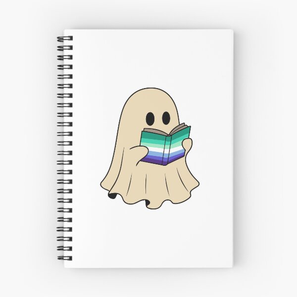 Item preview, Gay Man Halloween Ghost Reading Book designed and sold by Cannaxes Studio.