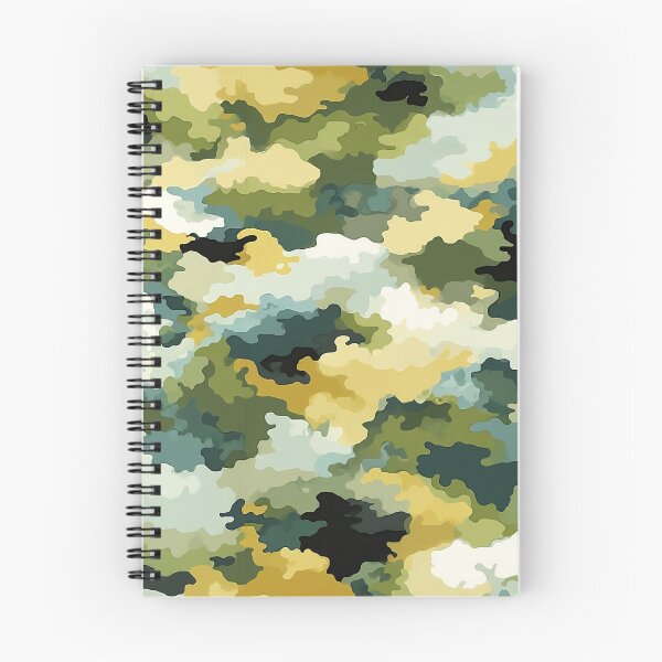 Item preview, Multicolor Camo Pattern Green Mustard and Teal Camouflage designed and sold by Yoruhara.