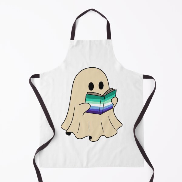 Item preview, Gay Man Halloween Ghost Reading Book designed and sold by Cannaxes Studio.