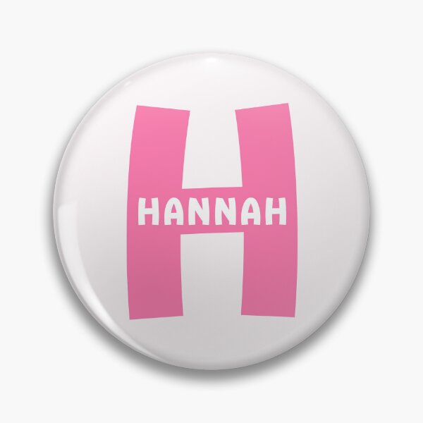 Item preview, Hannah Name Pink Alphabet Letter H designed and sold by Jeallan Designs.