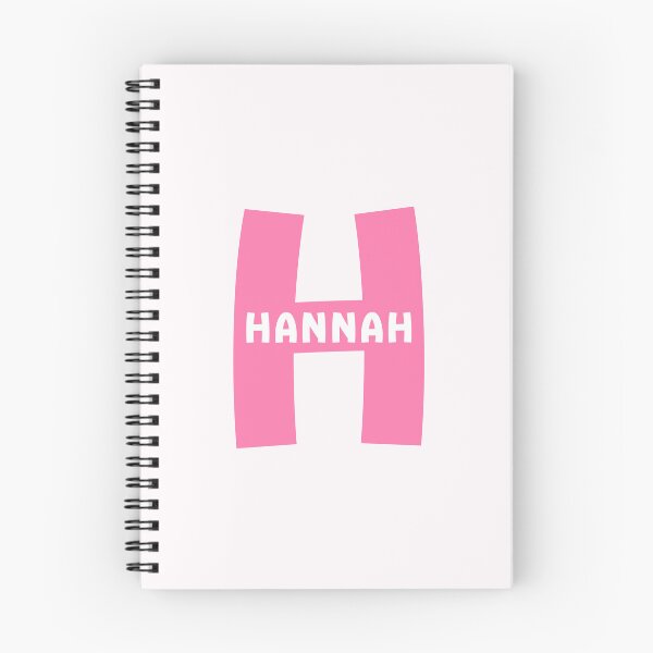 Item preview, Hannah Name Pink Alphabet Letter H designed and sold by Jeallan Designs.