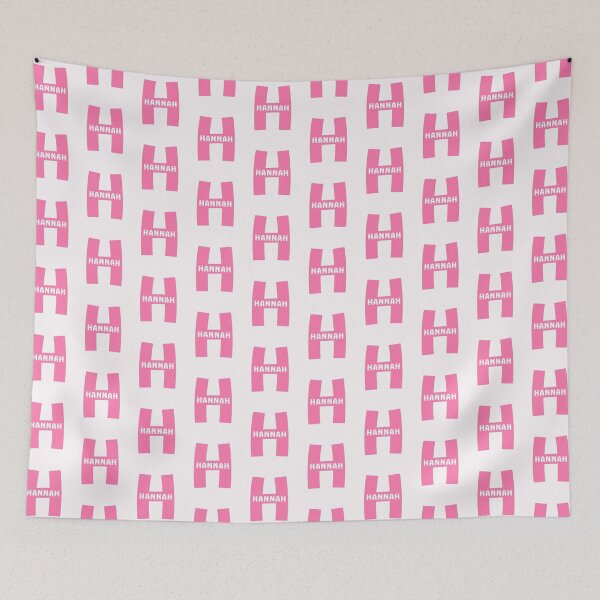Item preview, Hannah Name Pink Alphabet Letter H designed and sold by Jeallan Designs.