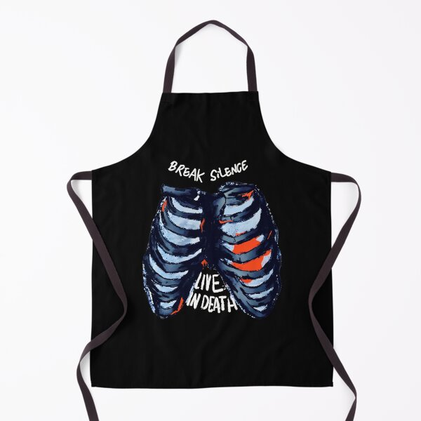 Item preview, Break Silence Live In Death Ribcage Skeleton Anatomical designed and sold by jonathsah.