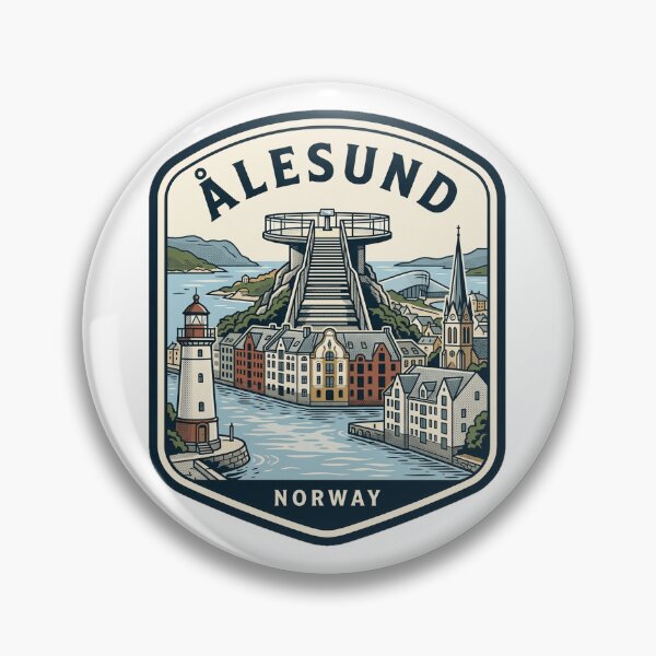 Item preview, Alesund Norway Fjord Coast Travel Souvenir designed and sold by k3rstman1.