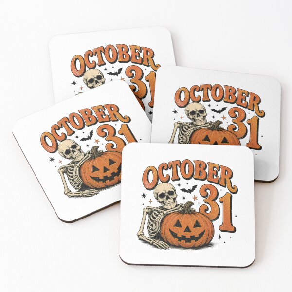 Item preview, Vintage Halloween Skeleton and Pumpkin designed and sold by Side Quest Co..