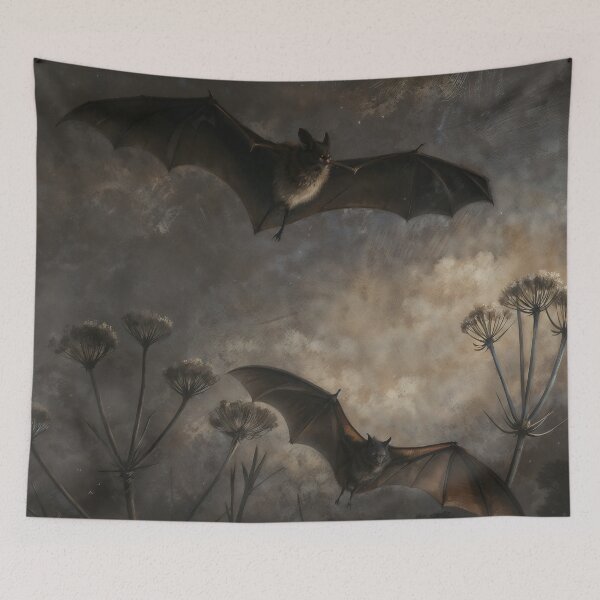 Item preview, Flying Bats Under a Stormy Sky designed and sold by DarkHolyQueen.